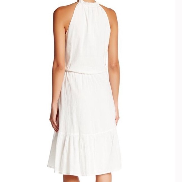 NWT Parker Atlas Embroidered Midi Dress in Glacius White Sz S - Picture 11 of 11